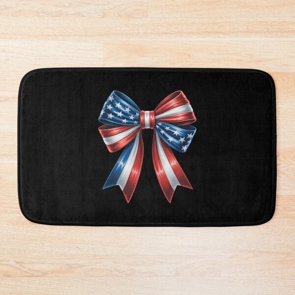 Item preview, Memorial Day Cute USA Flag Bow Coquette designed and sold by Libbysharts.