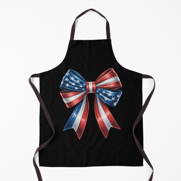 Item preview, Memorial Day Cute USA Flag Bow Coquette designed and sold by Libbysharts.