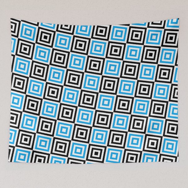 Item preview, Scottish Gingham Squares Blue  - Abstract Geometric Shape Pattern - Mothers Day Ideas designed and sold by RoyalStarsPatts.