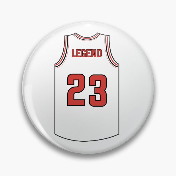 Item preview, White basketball jersey - number 23 designed and sold by Wolagno.