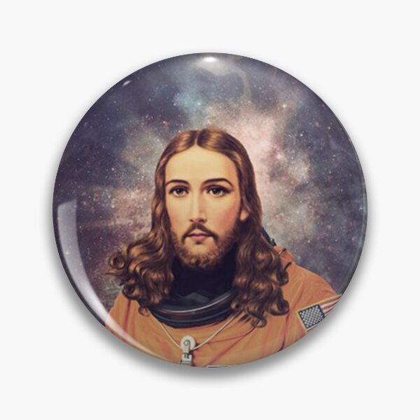 Item preview, Surreal Astronaut Jesus Art designed and sold by edvandris.