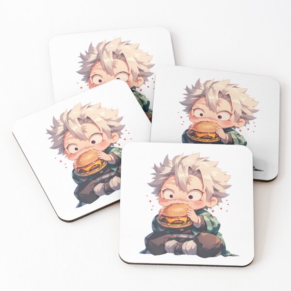 Item preview, Sanemi Shinazugawa Demon Slayer Anime Kawaii Chibi Burger Crunch designed and sold by mildaclairmo.