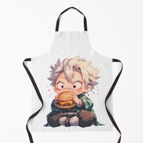 Item preview, Sanemi Shinazugawa Demon Slayer Anime Kawaii Chibi Burger Crunch designed and sold by mildaclairmo.