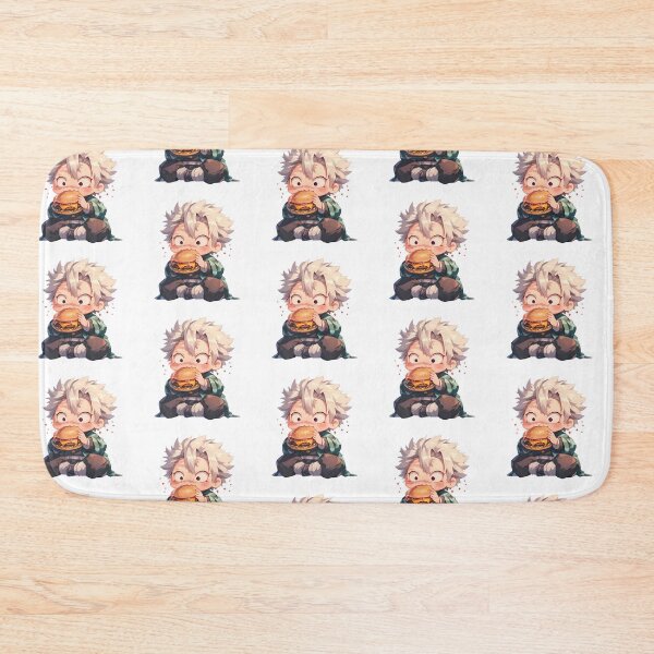 Item preview, Sanemi Shinazugawa Demon Slayer Anime Kawaii Chibi Burger Crunch designed and sold by mildaclairmo.