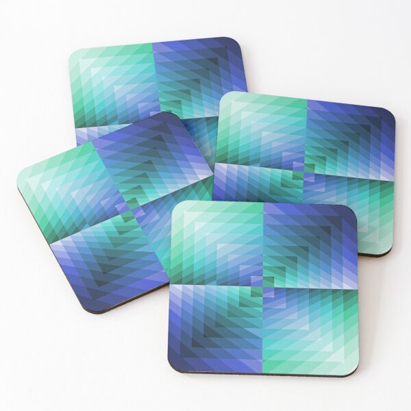 Item preview, Asymmetric Design, Turquoise, Blue, Geometric Abstraction, Abstract Art designed and sold by DDJust4U.