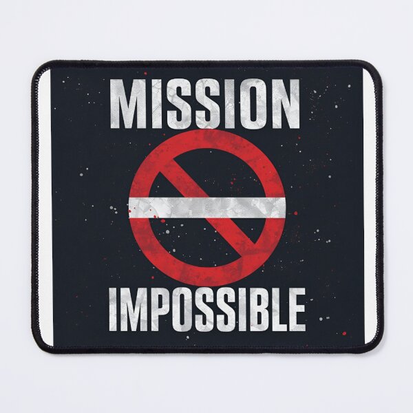 Item preview, “Mission Impossible – Never Quit Motivational Quote T-Shirt” designed and sold by rsuniquestyle.