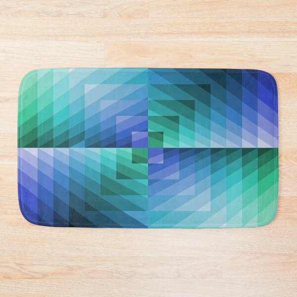 Item preview, Asymmetric Design, Turquoise, Blue, Geometric Abstraction, Abstract Art designed and sold by DDJust4U.