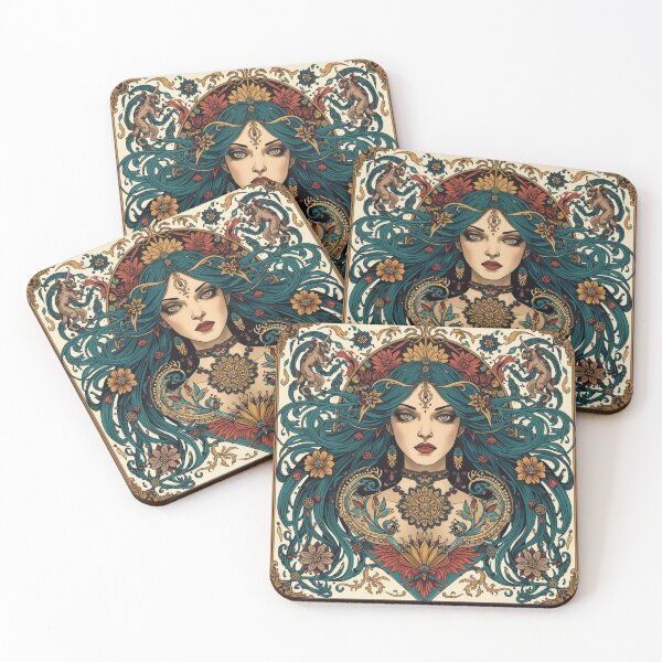 Item preview, Mystical Witch Goddess designed and sold by WhereHopeBlooms.