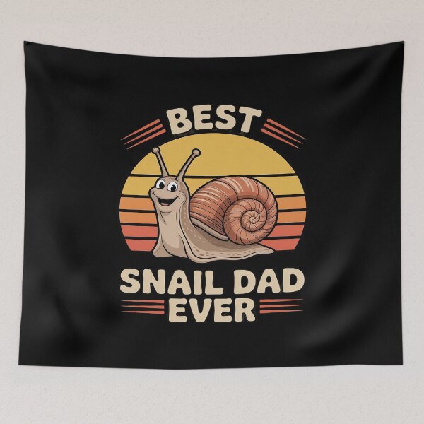 Item preview, Mens Boys Best Snail Dad Ever Father's Day Slug Snails designed and sold by Tatianamiobi.