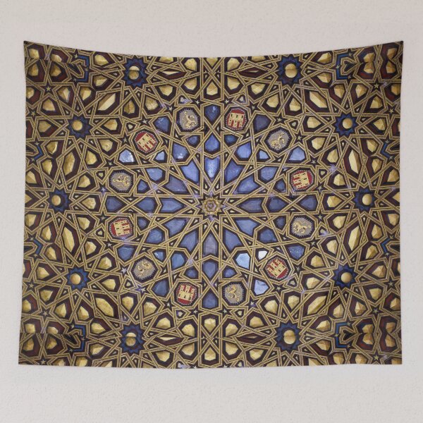 Item preview, Golden Star Vault – Ornate Geometric Ceiling designed and sold by Zenvo.