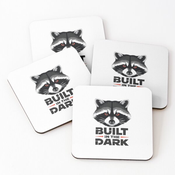 Item preview, Built in the Dark – Techno Raccoon designed and sold by Purdiole-art.