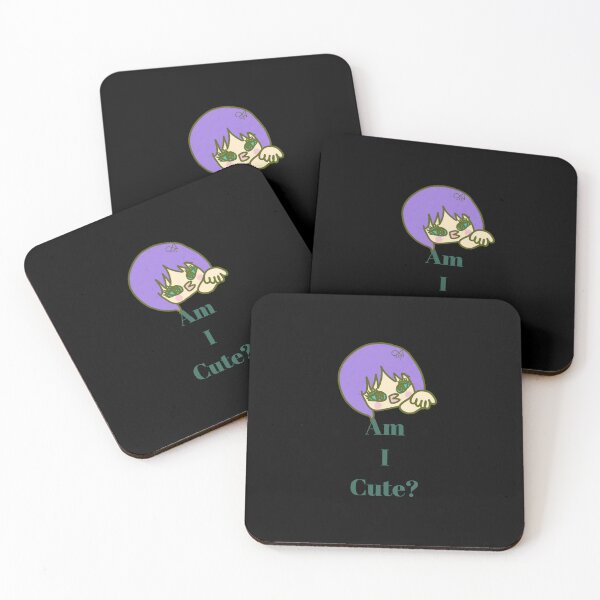 Item preview, LaMaisonOfMY MY AM I CUTE? POPPY CHARLOTTE COLLECTION  NO.5 Green Text designed and sold by LaMaisonOfMY.