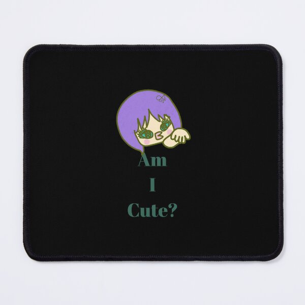 Item preview, LaMaisonOfMY MY AM I CUTE? POPPY CHARLOTTE COLLECTION NO.5 Green Text designed and sold by LaMaisonOfMY.