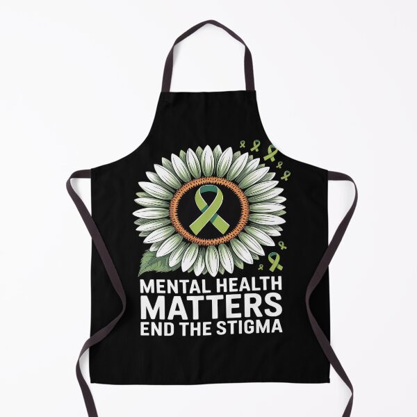 Item preview, Mental Health End The Stigma Sunflower Green Ribbon Therapy designed and sold by Tatianamiobi.