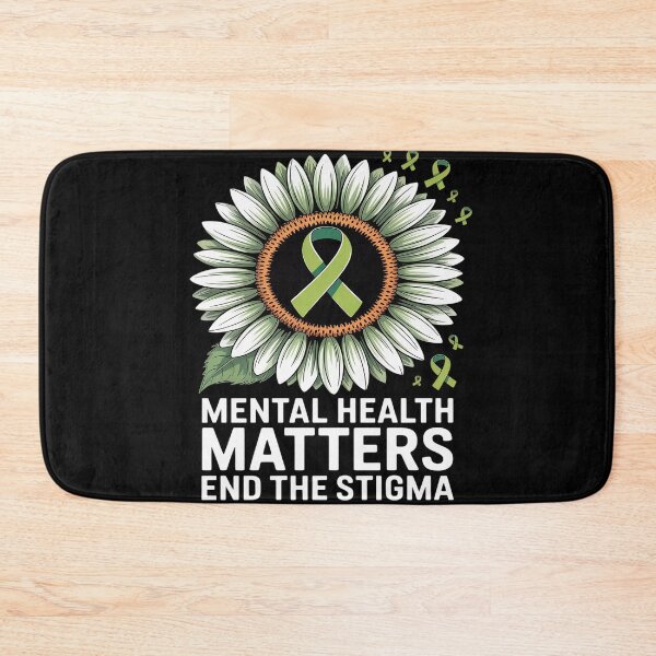 Item preview, Mental Health End The Stigma Sunflower Green Ribbon Therapy designed and sold by Tatianamiobi.