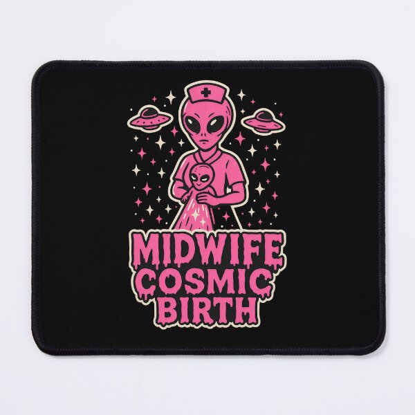 Item preview, Midwife Cosmic Birth Alien Delivery – Space Midwife Halloween Design designed and sold by ClinicalHubs.