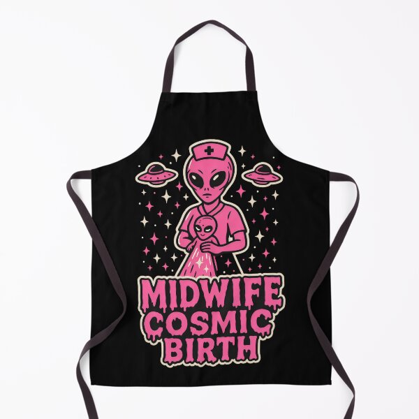Item preview, Midwife Cosmic Birth Alien Delivery – Space Midwife Halloween Design designed and sold by ClinicalHubs.