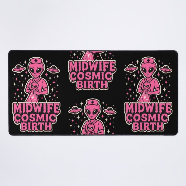 Item preview, Midwife Cosmic Birth Alien Delivery – Space Midwife Halloween Design designed and sold by ClinicalHubs.