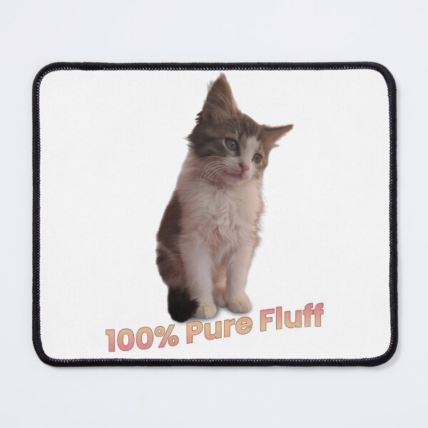 Item preview, Fluffy Kitten Portrait – Adorable Cat Design designed and sold by MB-CatPrints.