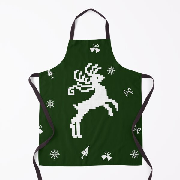 Item preview, Pixel Prance Reindeer on Evergreen designed and sold by AmaiDream.