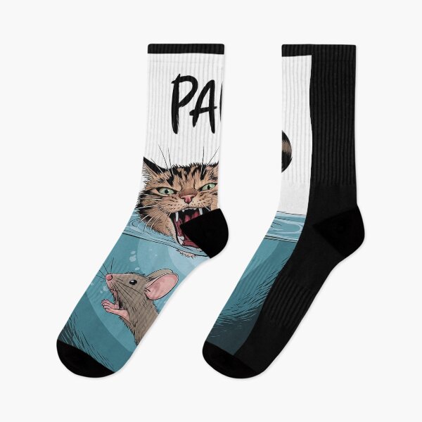 Item preview, PAWS Parody Cat Mouse Humorous Cat Chasing Mouse Kitten Long designed and sold by RuthGAArt.