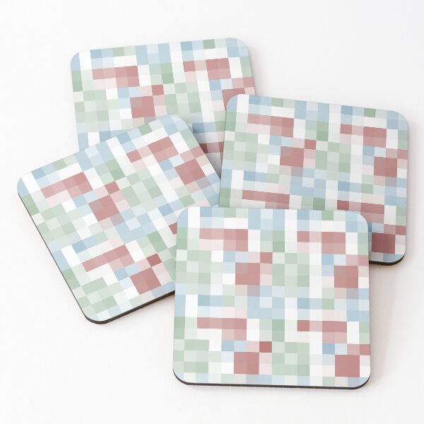 Item preview, Pastel Abstract Check Pattern Soft Color Design designed and sold by Teenidesign .