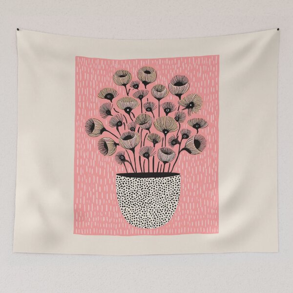 Aperçu de l'œuvre Vase avec des fleurs créée et vendue par Sketch-Shack.