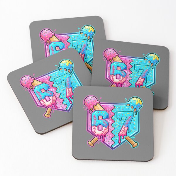 Item preview, Baseball Drip Number 67 Player Ice Cream Drip 67th Birthday designed and sold by KristineLi.