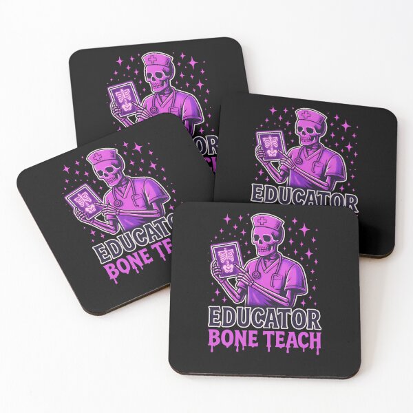 Item preview, Nurse Educator Bone Teach – Skeleton Nursing Instructor Halloween Design designed and sold by ClinicalHubs.