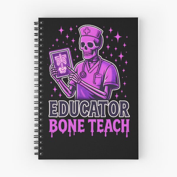 Item preview, Nurse Educator Bone Teach – Skeleton Nursing Instructor Halloween Design designed and sold by ClinicalHubs.