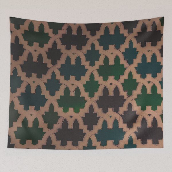 Item preview, Emerald Arch Tessellation – Moorish Tile Pattern designed and sold by Zenvo.