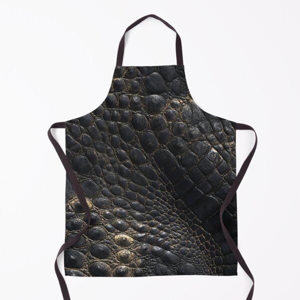Item preview, Luxury Crocodile Leather Texture – Black Embossed Reptile Skin designed and sold by NewArt33.