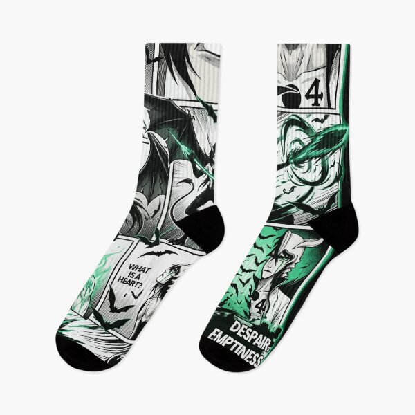 Item preview, Green Eyed Bat Espada Cuarta Arrancar Resurrection Murcielago Segunda Etapa Hollow Mask Pale Swordsman Despair Emptiness Anime Warrior Fan Art Portrait Illustration Poster T-Shirt Sticker Print Gift designed and sold by Senpaiwaves.