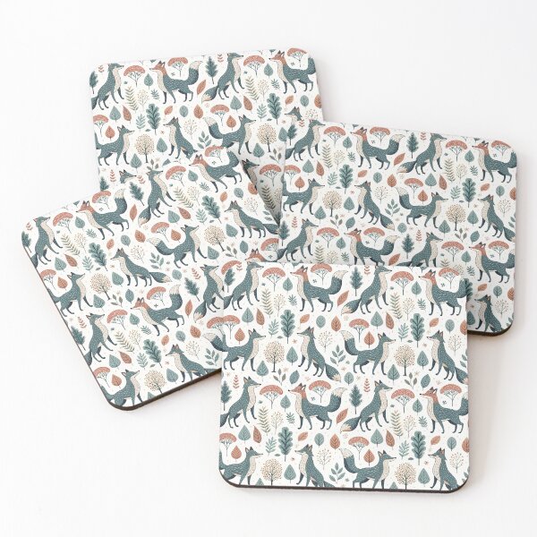 Item preview, Nordic Fox | Cozy Woodland Folk Art designed and sold by Shuga-Design.