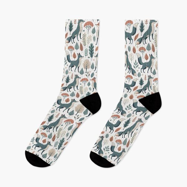 Item preview, Nordic Fox | Cozy Woodland Folk Art designed and sold by Shuga-Design.