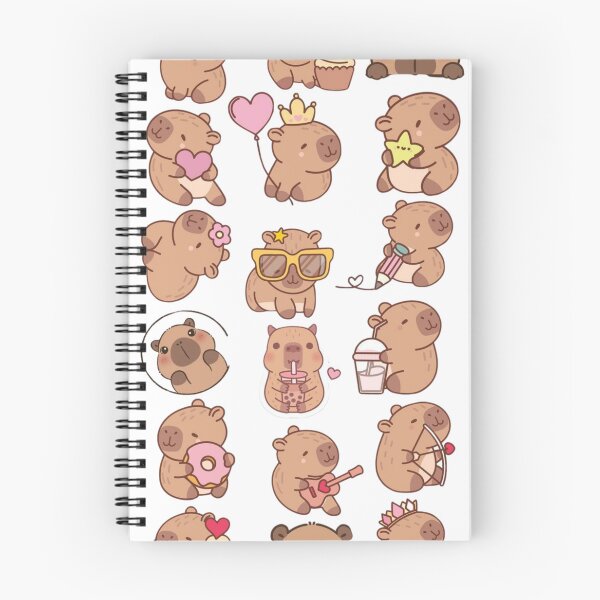 Item preview, Capybara Mascot Bundle designed and sold by sahbender.