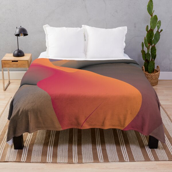 Item preview, Abstract Fluid Wave Gradient in Orange and Smoke Grey designed and sold by studioarchive.