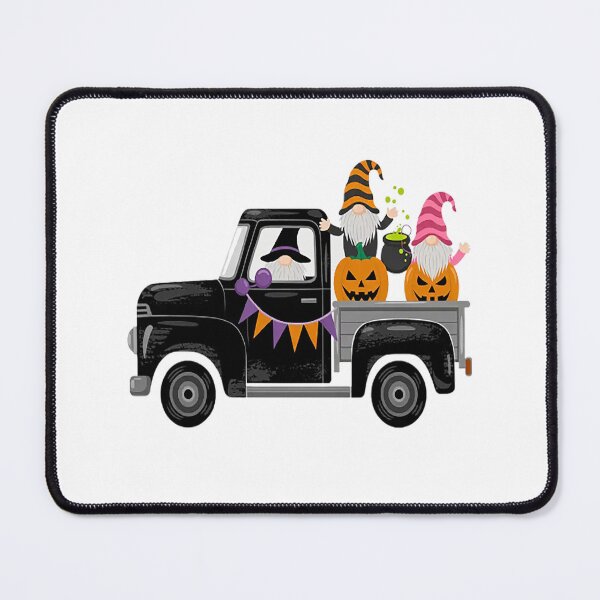 Item preview, Cute fall Halloween gnome pumpkin farm spooky truck designed and sold by StuffNestie.