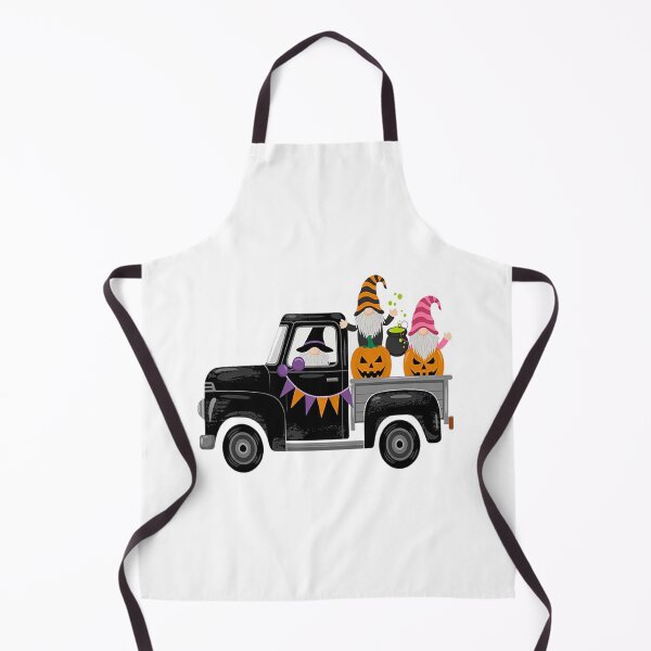 Item preview, Cute fall Halloween gnome pumpkin farm spooky truck designed and sold by StuffNestie.