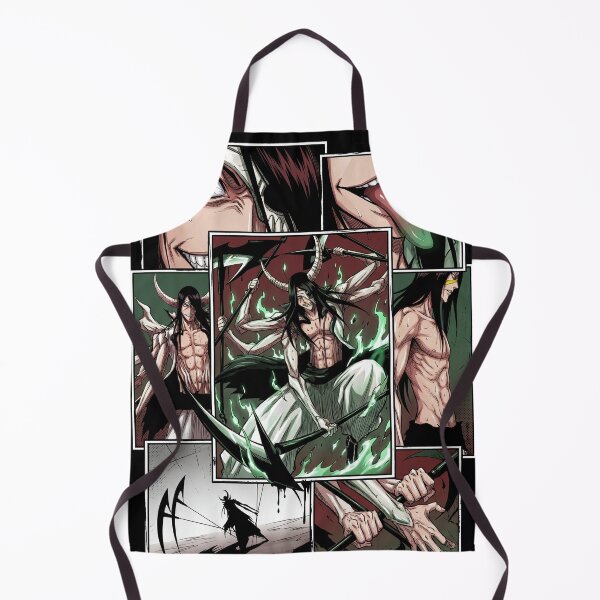 Item preview, Tall Lanky Praying Mantis Espada Quinta Arrancar Resurrection Santa Teresa Dual Crescent Blades Hollow Mask Fierce Grin Anime Warrior Fan Art Portrait Illustration Poster T-Shirt Sticker Print Gift designed and sold by Senpaiwaves.
