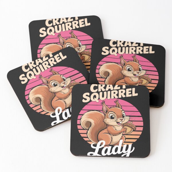 Item preview, Rodent Crazy Squirrel Lady Animal Lover Women Girls  designed and sold by RuthGAArt.