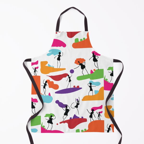 Item preview, Colorful Dancing Figures Joyful Abstract Stick Art designed and sold by studioarchive.