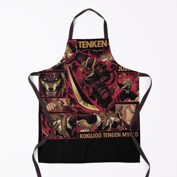Item preview, Wolf Mask Captain Canine Warrior Bankai Tenken Kokujo Tengen Myo'o Loyal Shinigami Giant Armor Sword Anime Fan Art Portrait Illustration Poster T-Shirt Sticker Print Gift designed and sold by Senpaiwaves.