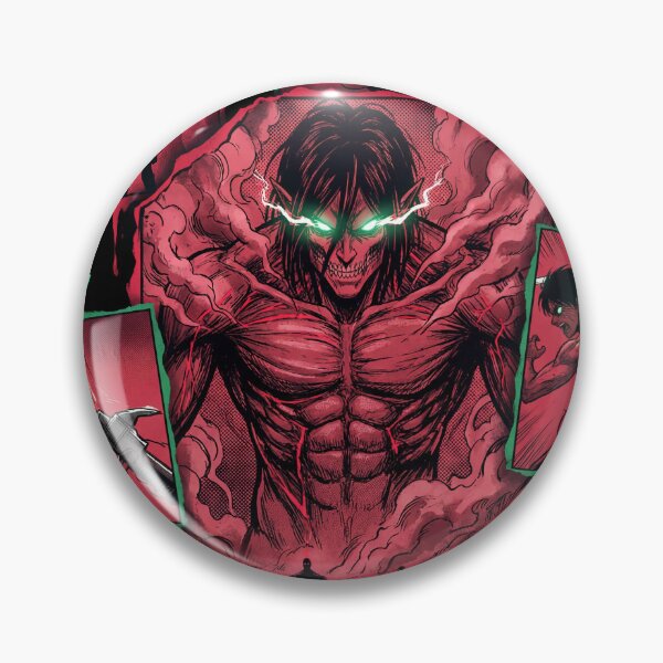 Item preview, Titan Shifter Long Haired Rogue Warrior Founding Power Coordinate Freedom Wings Scarred Determined Anime Anti Hero Fan Art Portrait Illustration Poster T-Shirt Sticker Print Gift designed and sold by Senpaiwaves.
