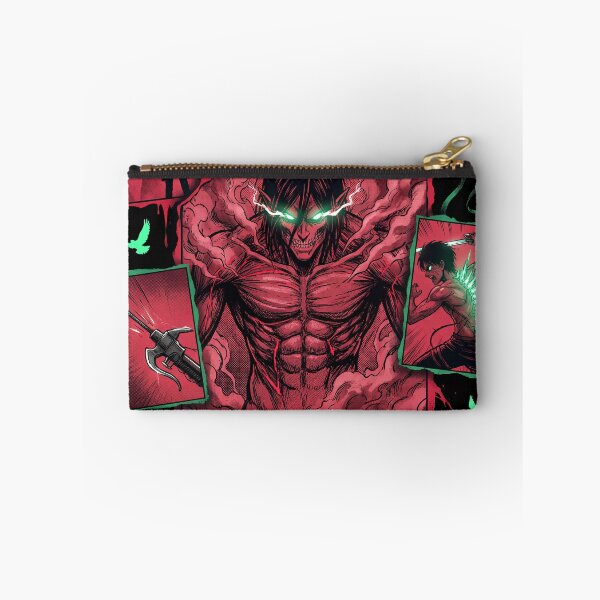 Item preview, Titan Shifter Long Haired Rogue Warrior Founding Power Coordinate Freedom Wings Scarred Determined Anime Anti Hero Fan Art Portrait Illustration Poster T-Shirt Sticker Print Gift designed and sold by Senpaiwaves.