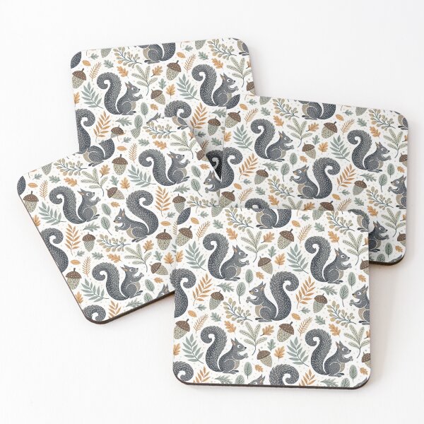 Item preview, Nordic Squirrel | Scandinavian Folk Art designed and sold by Shuga-Design.