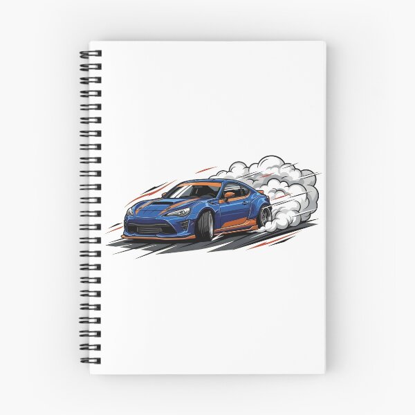 Item preview, Ilustración moderna de un coche de carreras de drifting designed and sold by HobbyaDois.