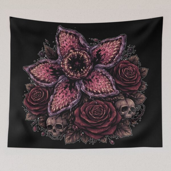 Item preview,   Bouquet From The Upside Down Demogorgon Rose Boquet demogorgon  dark illustration designed and sold by zuzzelek44.