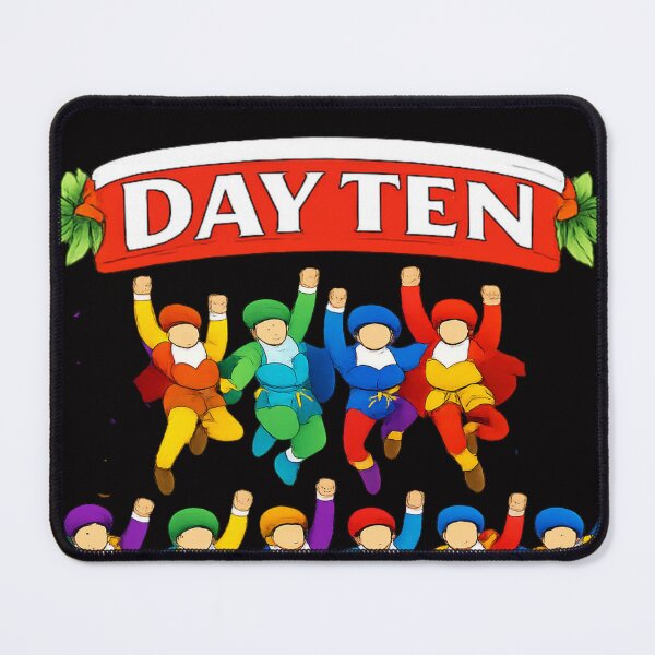 Item preview, 12 Days of Christmas: Day Ten designed and sold by halibutgoatramb.