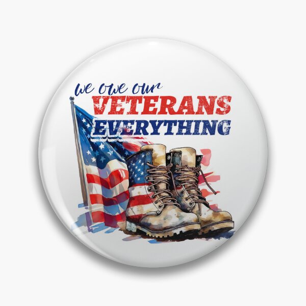 Item preview, We Owe Our Veterans Everything Patriotic Design – America 250th Anniversary designed and sold by HotaruArt.